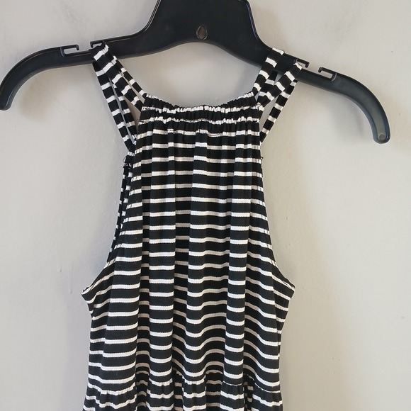 Max Studio Women's Size Small Tiered Maxi Dress Stripes Sleeveless Long NWT $158 - Picture 14 of 16